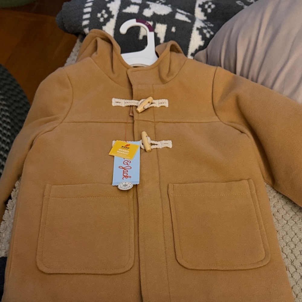 Cat & Jack Tan Kids Puffer Jacket